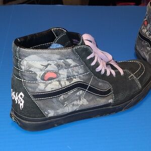 Vans Sk8-Hi 'Midnight Shift Black Skull' High Tops SIZE 12